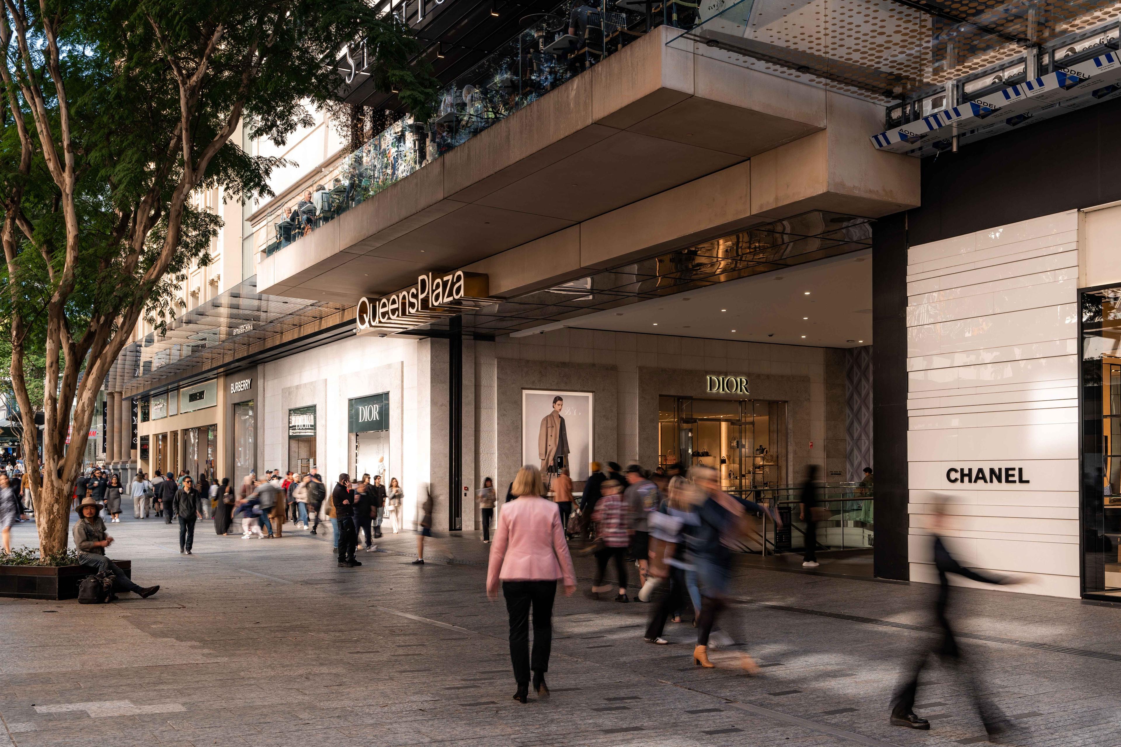 Exterior shot of centre in Queen Street Mall